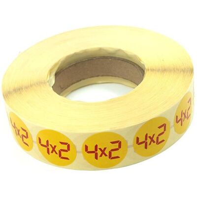 Altri, Sticker, Rotolo Etichette "Promo 4x2" (3000pz) (3000 Sticker) Altri, Sticker, Rotolo Etichette "Promo 4x2" (3000pz) (3000 Sticker)