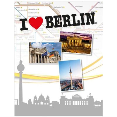 Idena, Ordner, Ordner A4 I Love Berlin FSC-Mix (A4, 40 mm, 1 Stk.) Idena, Ordner, Ordner A4 I Love Berlin FSC-Mix (A4, 40 mm, 1 Stk.)