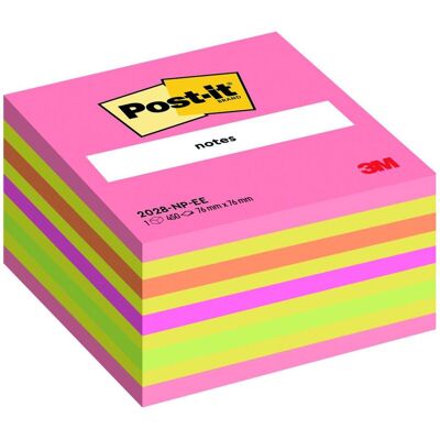 Post-it, Haftnotiz, Sticky Sticky Cake (2028-NP), 76x76mm, Karten 1x450., rosa Bonbon (76 x 76 mm) Post-it, Haftnotiz, Sticky Sticky Cake (2028-NP), 76x76mm, Karten 1x450., rosa Bonbon (76 x 76 mm)