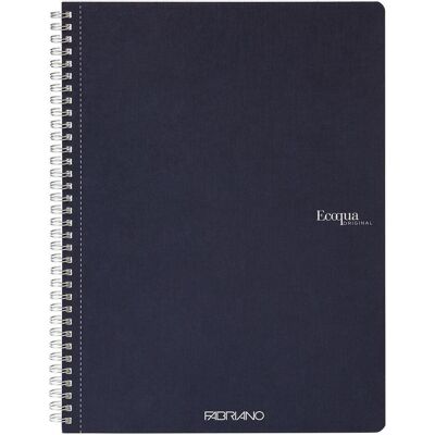 Fabriano, Heft + Block, Heft EcoQua spiralgebunden kariert Dark (A4, Kariert, Weicher Einband) Fabriano, Heft + Block, Heft EcoQua spiralgebunden kariert Dark (A4, Kariert, Weicher Einband)