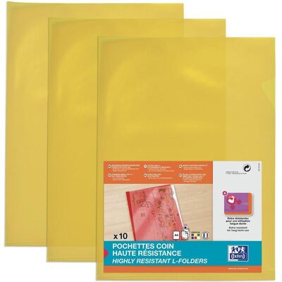 Elba, Mappe, Sichthüllen, transparent, DIN A4, aus PVC, gelb 0,15 mm (A4, 10x) Elba, Mappe, Sichthüllen, transparent, DIN A4, aus PVC, gelb 0,15 mm (A4, 10x)