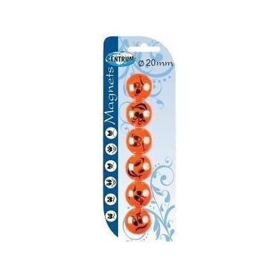 Centrum Magnet, Magneter SMILE 20mm 6 stk. (6x) Centrum Magnet, Magneter SMILE 20mm 6 stk. (6x)