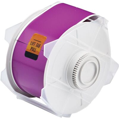 Brady, Etikettenrolle, B-595, Vinyl, Violett, 57mm x 30m, permanent, f. GlobalMark (63.50 mm) Brady, Etikettenrolle, B-595, Vinyl, Violett, 57mm x 30m, permanent, f. GlobalMark (63.50 mm)