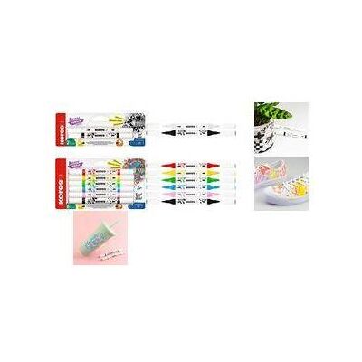 Kores, Marker, Kreative doppelseitige Acrylmarker, 6 Stück (6x) Kores, Marker, Kreative doppelseitige Acrylmarker, 6 Stück (6x)