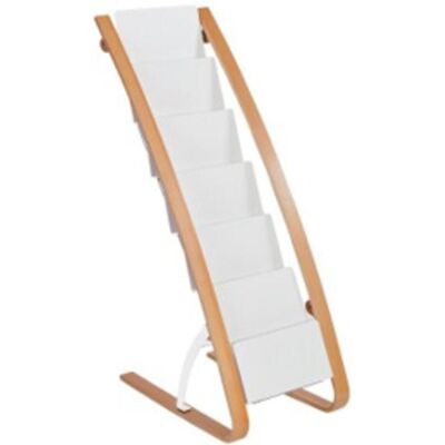 Alba, Prospektständer, Prospekt-Bodenst„nder, 6 F„cher, Breite: 340 mm, weiá (A4) Alba, Prospektständer, Prospekt-Bodenst„nder, 6 F„cher, Breite: 340 mm, weiá (A4)