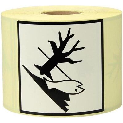 Transpak, Etiketten, Etiketten Masse 100x100mm Papier Aufdruck Umweltgefährliche Stoffe Transpak, Etiketten, Etiketten Masse 100x100mm Papier Aufdruck Umweltgefährliche Stoffe