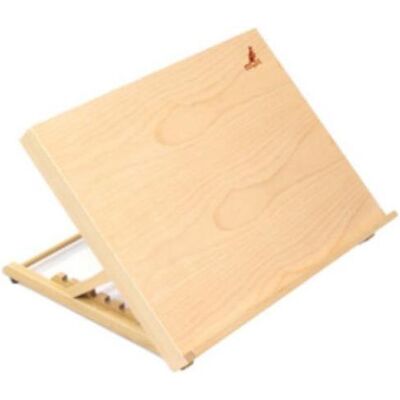 Kangaro, Staffelei, Tisch-Staffelei, DIN A3+, Buchenholz Masse: (B)470 x (T)360 x (H)35 mm, 5 Winkel einstellbar Kangaro, Staffelei, Tisch-Staffelei, DIN A3+, Buchenholz Masse: (B)470 x (T)360 x (H)35 mm, 5 Winkel einstellbar