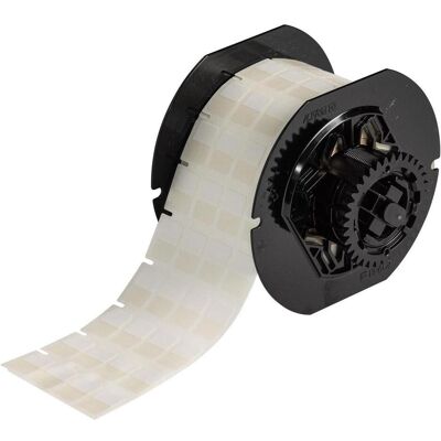 Brady, Etikettenrolle, B33-80-417, selbstlaminierendes Vinyl, Weiss/Transparent, 12.70 x 9.53(19.05) mm, permanent Brady, Etikettenrolle, B33-80-417, selbstlaminierendes Vinyl, Weiss/Transparent, 12.70 x 9.53(19.05) mm, permanent