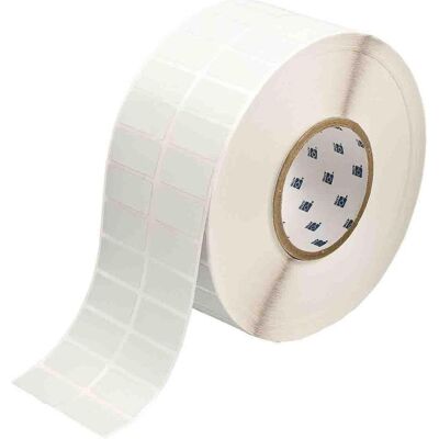 Brady, Etikettenrolle, THT-6-486-10, metallisierter Polyester, extra stark haftend, 38.10 x 19.05 mm, 2-bahnig (100 (38.10 mm) Brady, Etikettenrolle, THT-6-486-10, metallisierter Polyester, extra stark haftend, 38.10 x 19.05 mm, 2-bahnig (100 (38.10 mm)