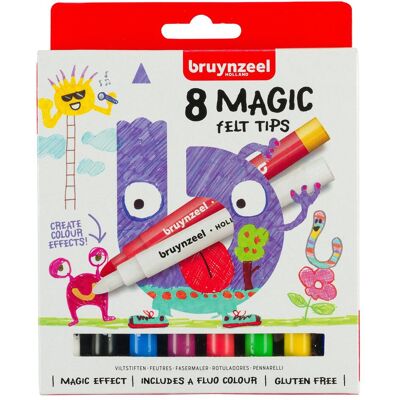 Bruynzeel, Malstifte, Filzstifte Magie 8St. 5+ (8x) Bruynzeel, Malstifte, Filzstifte Magie 8St. 5+ (8x)