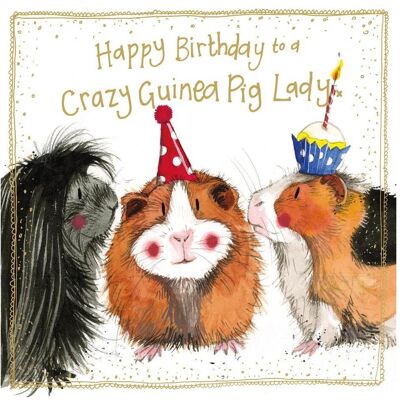 Teka, Grusskarte + Briefpapier, Geburtstagskarte S563 Verrückte Meerschweinchen Teka, Grusskarte + Briefpapier, Geburtstagskarte S563 Verrückte Meerschweinchen