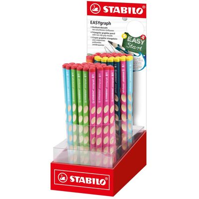 STABILO, Bleistift, Ergonomischer Dreikant-Bleistift EASYgraph Display. Werkstoff: Karton und Kunststoff, 60 ST (HB, 60x) STABILO, Bleistift, Ergonomischer Dreikant-Bleistift EASYgraph Display. Werkstoff: Karton und Kunststoff, 60 ST (HB, 60x)