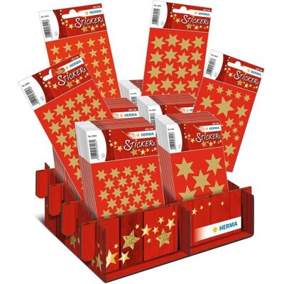 Herma Sticker, Display Sticker DECOR Sterne Gold (60 Sticker) Herma Sticker, Display Sticker DECOR Sterne Gold (60 Sticker)