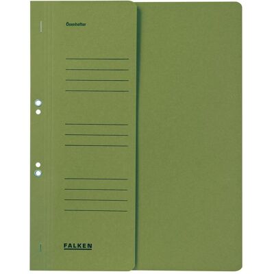 Falken, Mappe, Ösenhefter A4, 1/2 VD, Behördenheftung, 250 g, A4, grün (A4, 50x) Falken, Mappe, Ösenhefter A4, 1/2 VD, Behördenheftung, 250 g, A4, grün (A4, 50x)
