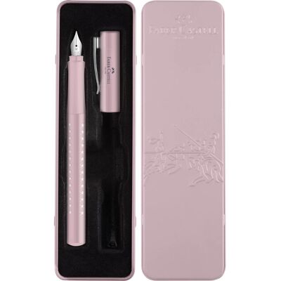 Faber-Castell, Bleistift, Fllhalter-Geschenkset GRIP SPARKLE, rose (1 mm, 1x) Faber-Castell, Bleistift, Fllhalter-Geschenkset GRIP SPARKLE, rose (1 mm, 1x)