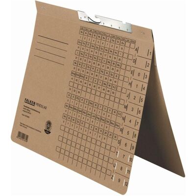 Falken, Mappe, Pendelhefter, Manila-RC-Karton, 230 g/qm, DIN A4, 265 x 318 mm, braun, 50 Stück (A4, 50x) Falken, Mappe, Pendelhefter, Manila-RC-Karton, 230 g/qm, DIN A4, 265 x 318 mm, braun, 50 Stück (A4, 50x)
