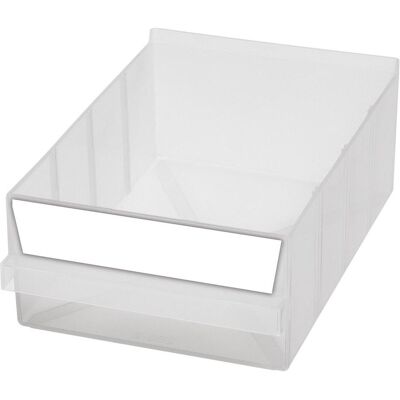 Raaco, Etiketten, Etikettensatz 8 Stück B155xH32mm für Schubladentyp F weiss / klar Raaco, Etiketten, Etikettensatz 8 Stück B155xH32mm für Schubladentyp F weiss / klar