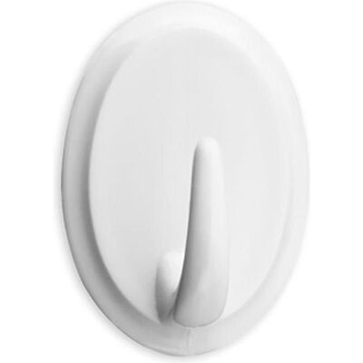 Inofix, Klebehaken + Klebenagel, Klebehaken oval, weiss, 2 Stück Inofix, Klebehaken + Klebenagel, Klebehaken oval, weiss, 2 Stück