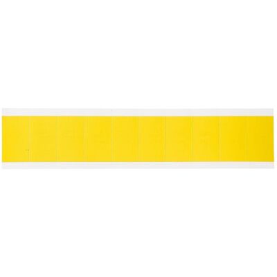 Brady, Etiketten, 3430-BLANK, B-499, Nylongewebe, ohne Beschriftung, Schwarz auf Gelb, 22 x 38mm, Schrifthöhe Brady, Etiketten, 3430-BLANK, B-499, Nylongewebe, ohne Beschriftung, Schwarz auf Gelb, 22 x 38mm, Schrifthöhe