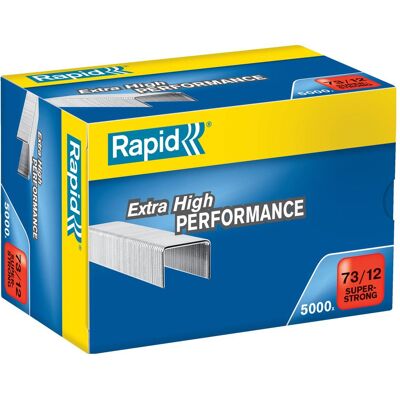 Rapid, Büroklammer, Heftklammern 73/12mm 5M (5000x) Rapid, Büroklammer, Heftklammern 73/12mm 5M (5000x)