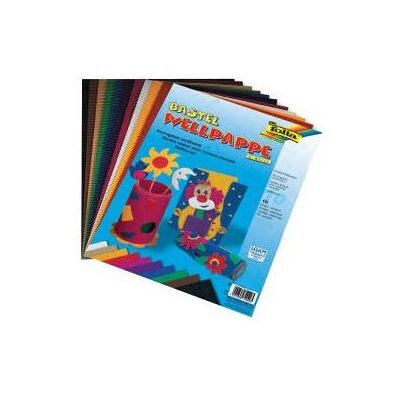 Folia, Bastelpapier, Wellkarton Bogen (260 g/m²) Folia, Bastelpapier, Wellkarton Bogen (260 g/m²)