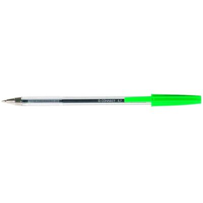 Q-Connect, Schreibstifte, Kugelschreiber mit auswechselbarer Mine 0,7 mm (Linie), grün Q-Connect, Schreibstifte, Kugelschreiber mit auswechselbarer Mine 0,7 mm (Linie), grün