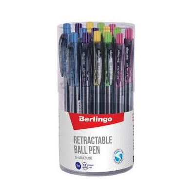 Berlingo, Schreibstifte, atomatischer Kugelschreiber kugelig, blau, 30stk, 0.7mm, SI-400 COLOR (30x) Berlingo, Schreibstifte, atomatischer Kugelschreiber kugelig, blau, 30stk, 0.7mm, SI-400 COLOR (30x)