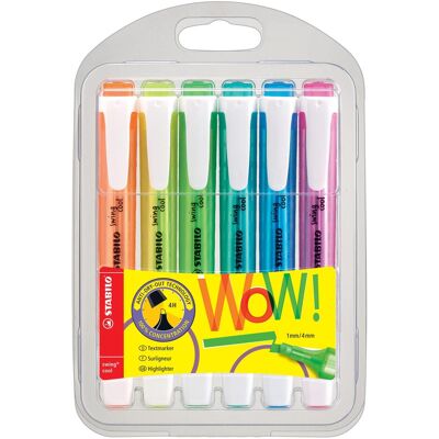 STABILO, Marker, swing cool Textmarker (6x) STABILO, Marker, swing cool Textmarker (6x)