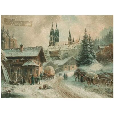 Pappnoptikum, Grusskarte + Briefpapier, 1057 - Tag vor Heiligabend (Klappkarte) Pappnoptikum, Grusskarte + Briefpapier, 1057 - Tag vor Heiligabend (Klappkarte)