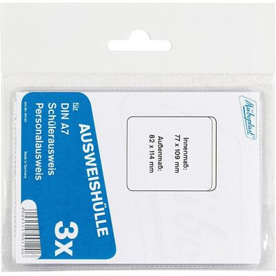 10x Müboplast, Mappe, Ausweishüllenset (A7, 3x) 10x Müboplast, Mappe, Ausweishüllenset (A7, 3x)