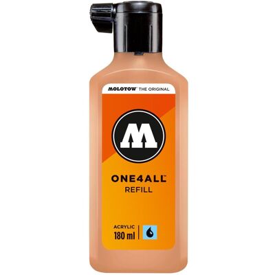Molotow, Ersatzpatronen + Tintenfass, Nachfülltinte One4All für Permanentmarker 180ml pfirsich pastell (Orange, Rosa, 180 ml) Molotow, Ersatzpatronen + Tintenfass, Nachfülltinte One4All für Permanentmarker 180ml pfirsich pastell (Orange, Rosa, 180 ml)