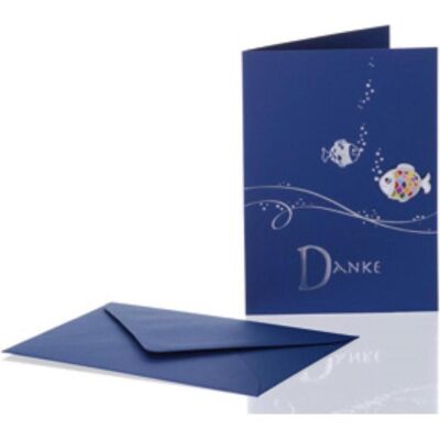 Rössler Papier, Grusskarte + Briefpapier, Dankeskarten für Kommunion / Konfirmation B6 (3 Stück inkl. Einlegeblatt und Ums (6 Stk.) Rössler Papier, Grusskarte + Briefpapier, Dankeskarten für Kommunion / Konfirmation B6 (3 Stück inkl. Einlegeblatt und Ums (6 Stk.)