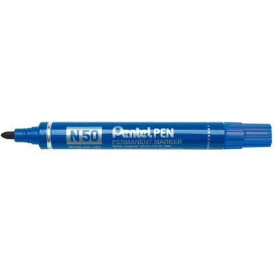 Pentel, Marker, N 50 permanent marker Tip type Blue 12 piece(s) (12x) Pentel, Marker, N 50 permanent marker Tip type Blue 12 piece(s) (12x)