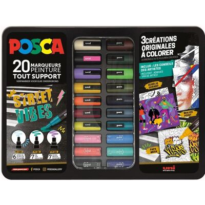 Uni-ball, Marker, Filzstift Set 20er STREET VIBES (20x) Uni-ball, Marker, Filzstift Set 20er STREET VIBES (20x)