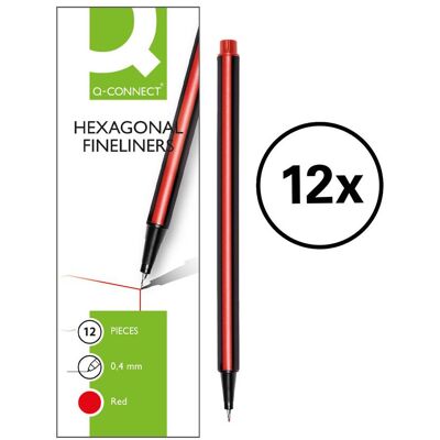 Q-Connect, Schreibstifte, Fineliner Triangular (12x) Q-Connect, Schreibstifte, Fineliner Triangular (12x)
