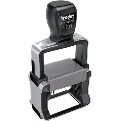 Trodat, Stempel, Textstempel Professional 5203, 5-zeilig, schwarz Trodat, Stempel, Textstempel Professional 5203, 5-zeilig, schwarz