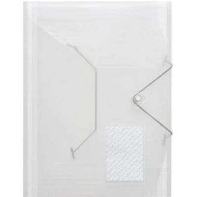 Foldersys, Mappe, Sammelmappe Jumbo A4 PP mit Gummizug farblos transluzent (A4) Foldersys, Mappe, Sammelmappe Jumbo A4 PP mit Gummizug farblos transluzent (A4)