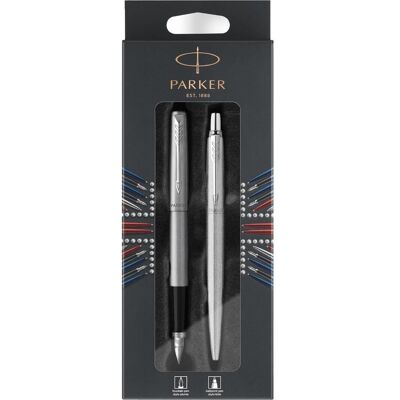 Parker Schreibstifte, DuoSet JOTTER Füller & Kugelschreiber Edelst. M (2x) Parker Schreibstifte, DuoSet JOTTER Füller & Kugelschreiber Edelst. M (2x)