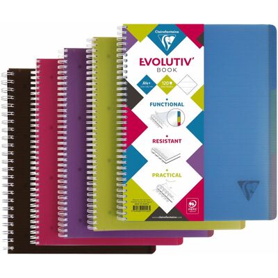 Clairefontaine, Heft + Block, Evolutiv'Book (A4+, Liniert, Weicher Einband) Clairefontaine, Heft + Block, Evolutiv'Book (A4+, Liniert, Weicher Einband)