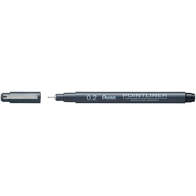 Pentel, Schreibstifte, Fineliner Pigment (1x) Pentel, Schreibstifte, Fineliner Pigment (1x)