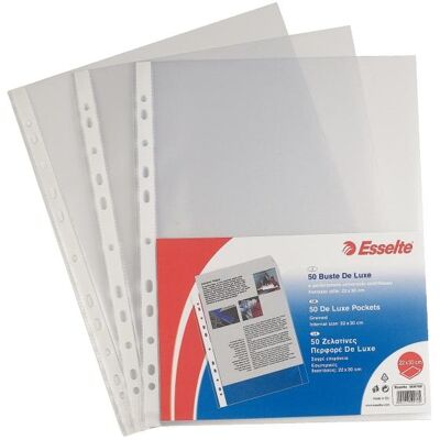 Esselte, Mappe, De Luxe Schutzfolie A4, 25 Stück (A4, 25x) Esselte, Mappe, De Luxe Schutzfolie A4, 25 Stück (A4, 25x)