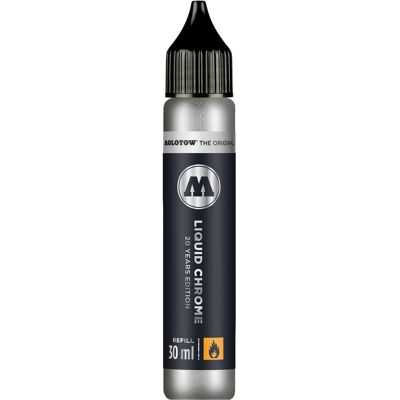 Molotow, Ersatzpatronen + Tintenfass, Divers - Refill Liquid Chrome 30ml (Silber, 2.20 mm, 1 Stk.) Molotow, Ersatzpatronen + Tintenfass, Divers - Refill Liquid Chrome 30ml (Silber, 2.20 mm, 1 Stk.)