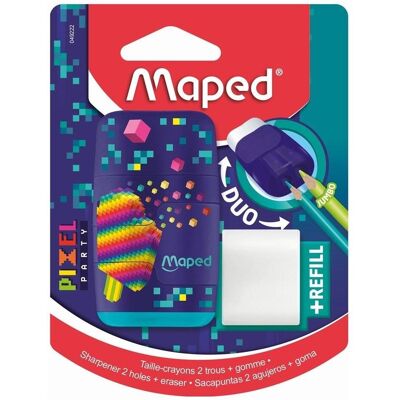 Maped, Korrekturmittel, Radiergummi PIXEL PARTY lila Maped, Korrekturmittel, Radiergummi PIXEL PARTY lila