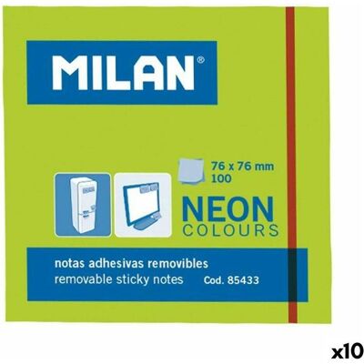 Milan, Haftnotiz, Haftnotizen 76 x 76 mm (10 Stück) (75 x 75 mm) Milan, Haftnotiz, Haftnotizen 76 x 76 mm (10 Stück) (75 x 75 mm)