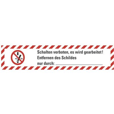 Hein, Etiketten, 39432 Wartung Schalten HEIN 39432 verboten ASR 70x15mm 10/Bogen Hein, Etiketten, 39432 Wartung Schalten HEIN 39432 verboten ASR 70x15mm 10/Bogen