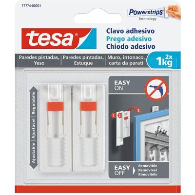 tesa, Klebehaken + Klebenagel, 77774-00001-00 tesa, Klebehaken + Klebenagel, 77774-00001-00