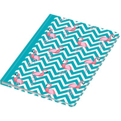 Rnk, Heft + Block, Verlag Notizbuch "Flamingo blau", DIN A5, dotted (A5, Gepunktet, Harter Einband) Rnk, Heft + Block, Verlag Notizbuch "Flamingo blau", DIN A5, dotted (A5, Gepunktet, Harter Einband)