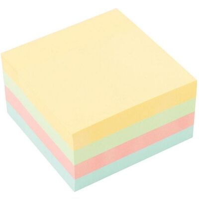 D.Rect, Heft + Block, Selbstklebender Block 75x75mm Pastell (75 x 75 mm) D.Rect, Heft + Block, Selbstklebender Block 75x75mm Pastell (75 x 75 mm)