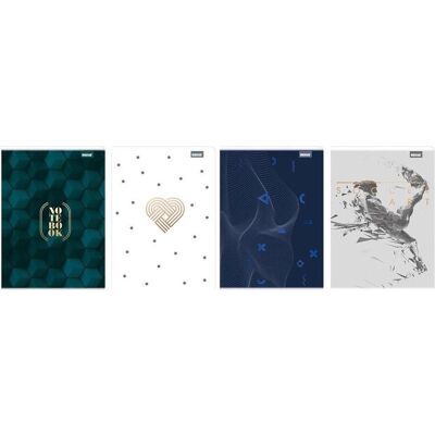 Interdruk, Heft + Block, Calm A5/60K-Karo-Notizbuch (5 Stück) (A5, Weicher Einband) Interdruk, Heft + Block, Calm A5/60K-Karo-Notizbuch (5 Stück) (A5, Weicher Einband)