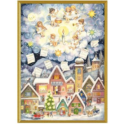 Richard Sellmer, Grusskarte + Briefpapier, Weihnachtskarte - Engelskonzert (1 Stk.) Richard Sellmer, Grusskarte + Briefpapier, Weihnachtskarte - Engelskonzert (1 Stk.)